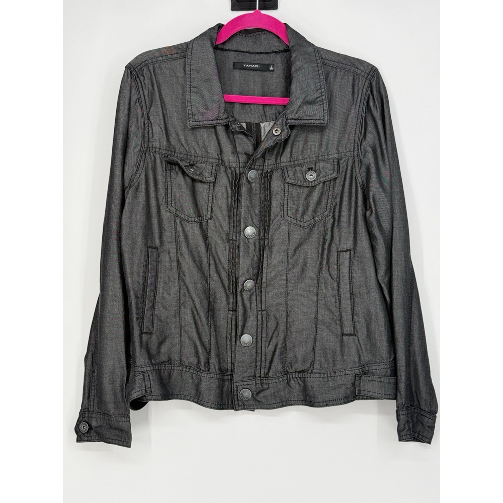 TAHARI Women's Black Jacket Large